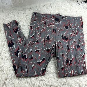Lululemon Fast and Free High Rise Tight 25" Floral Flux Multi